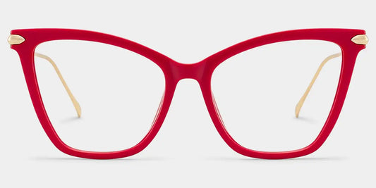 Hilary Red Butterfly Glasses