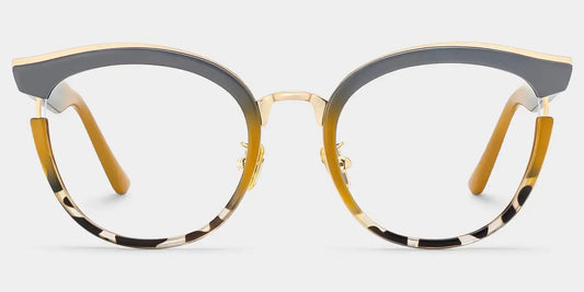 Laraine Gray Cat eye Glasses
