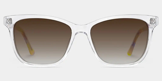 Faith Clear Rectangle Sunglasses