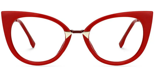 Jacqueline Red Cat eye Glasses