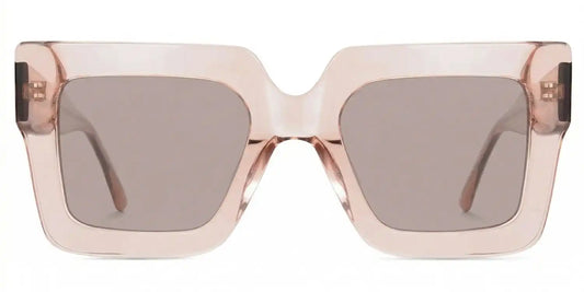 Brandon Beige Square Sunglasses