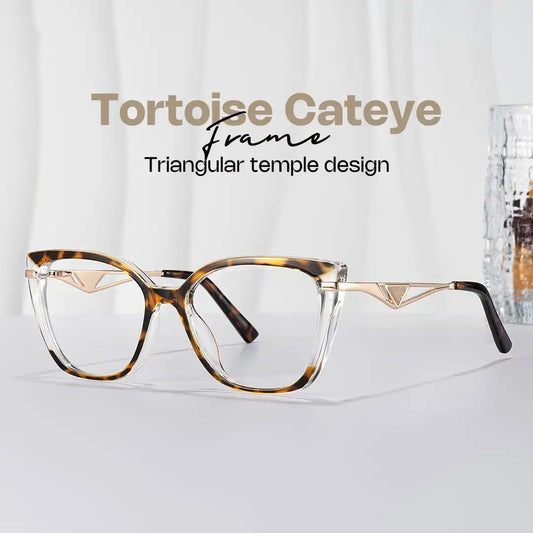 Margret Tortoise Cat eye Glasses