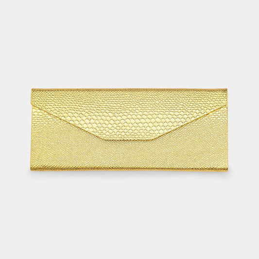 Gold Portable Glasses Storage Bag