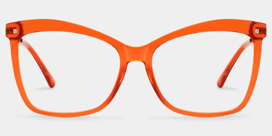 Isaebella Orange Butterfly Glasses