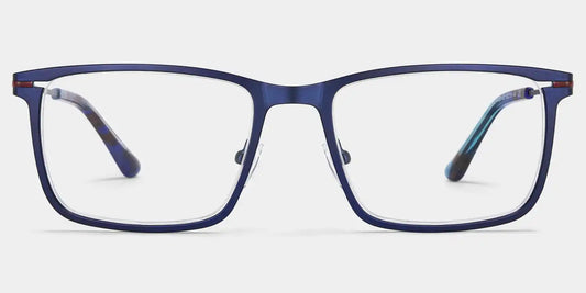 Roxana Blue Rectangle Glasses