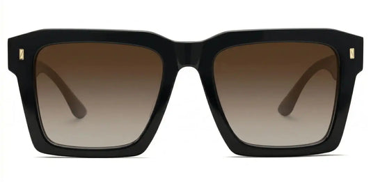 Kenish Black Square Sunglasses