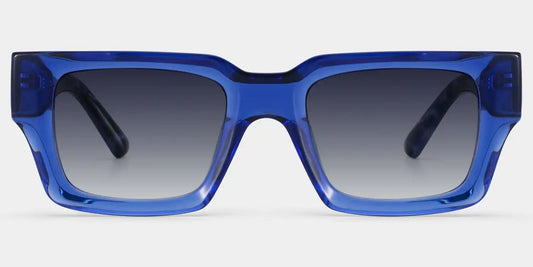 Orson Blue Rectangle Sunglasses