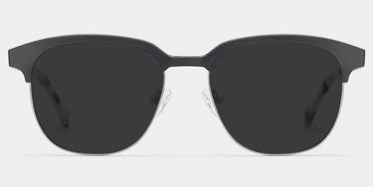 Wren Dark-Gray Browline Sunglasses