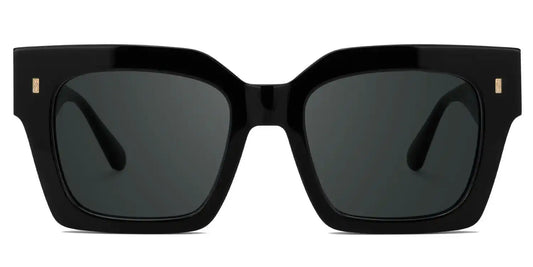 Cummings Black Square Sunglasses
