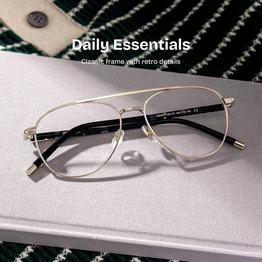 Calvin Gold Aviator Glasses