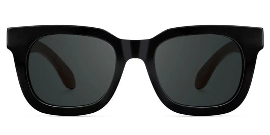 Sam Black Rectangle Sunglasses