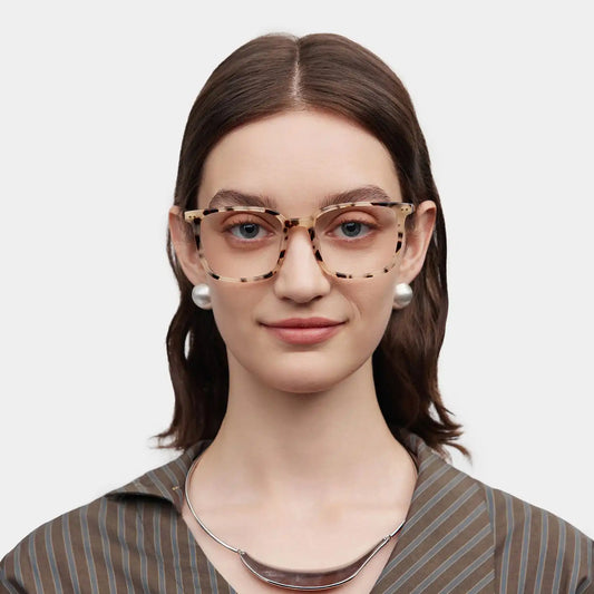 Zoe Tortoise Square Glasses