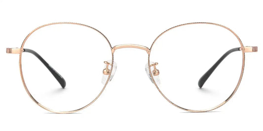 Ringstaff Rose-Gold Round Glasses