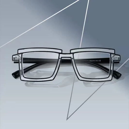 Zephyr Clear Rectangle Glasses
