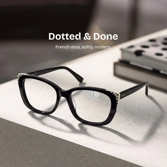 Madeline Black Cat eye Glasses