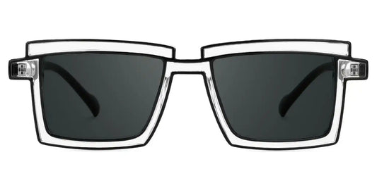 Zephyr Clear Rectangle Sunglasses