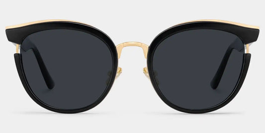 Laraine Black Cat eye Sunglasses