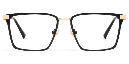 Finn Black Rectangle Glasses