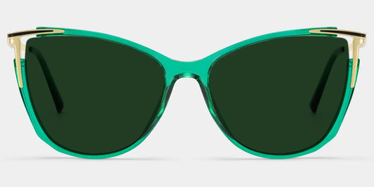 Yomary Green Cat eye Sunglasses