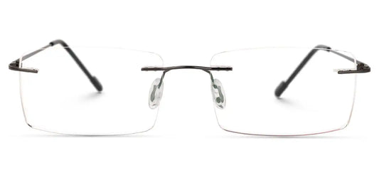 Rogers Black Rectangle Glasses