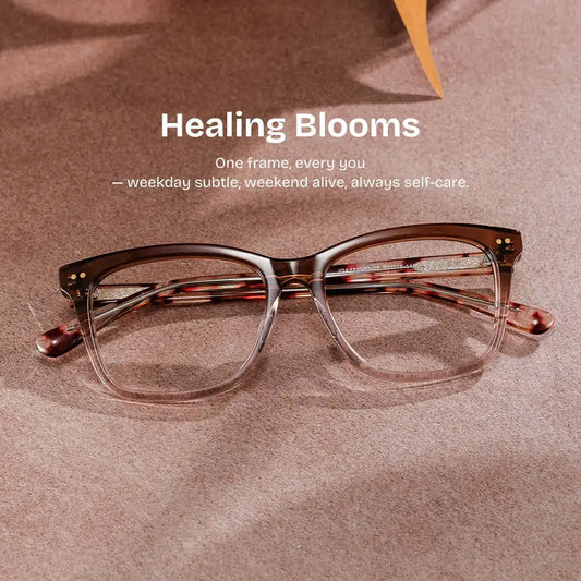 Layla Brown Square Glasses