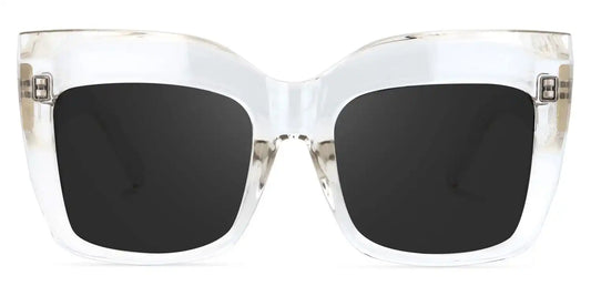 Alberta Clear Square Sunglasses