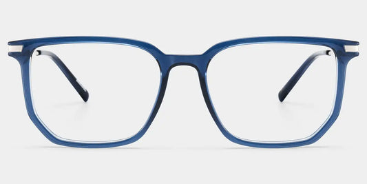 Michelle Blue Rectangle Glasses