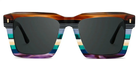 Kenish Multicolor Square Sunglasses