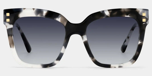 Minguela Gray-Tortoise Square Sunglasses