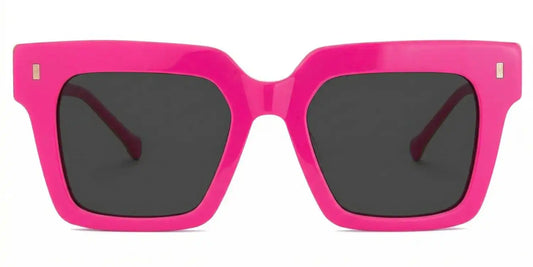 Gilberto Bright Pink Square Sunglasses