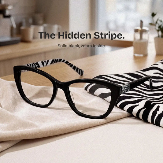 Brielle Black Cat eye Glasses