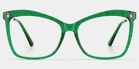 Isaebella Green Butterfly Glasses