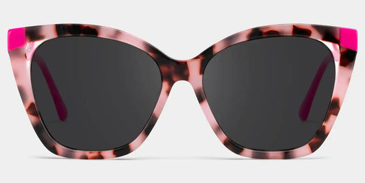 Kira Pink Tortoise Butterfly Sunglasses
