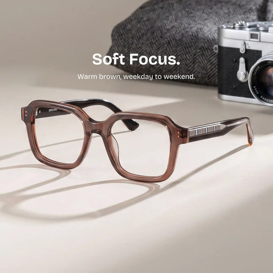 Parker Brown Square Glasses