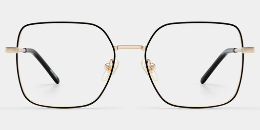 Abigail Black Square Glasses