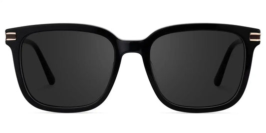 Kenny Black Square Sunglasses