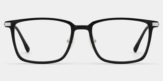 Ivonne Black Rectangle Glasses