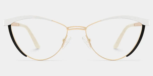 Sydney White Cat eye Glasses