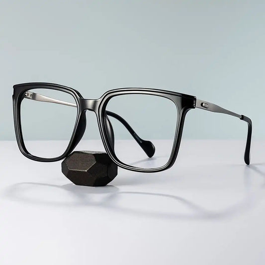 Zeyna Black Square Glasses
