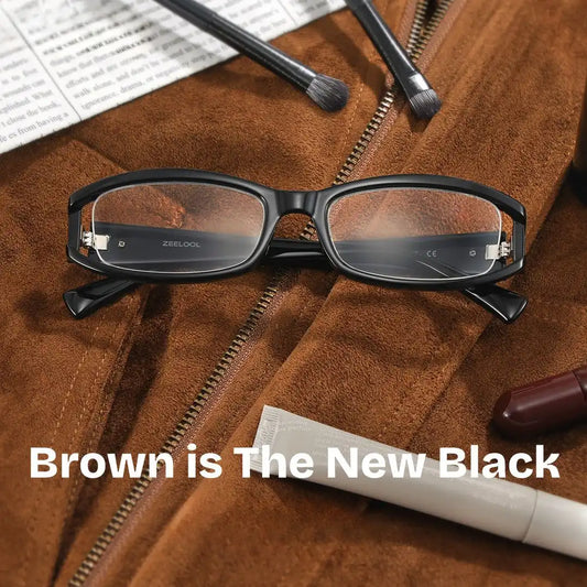 Willow Black Rectangle Glasses