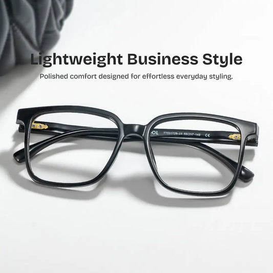 Contreras Black Square Glasses