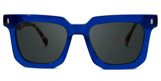 Coville Blue Rectangle Sunglasses