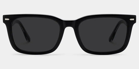 Patrick Black Rectangle Sunglasses