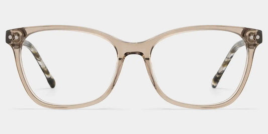 Marigold Brown Rectangle Glasses