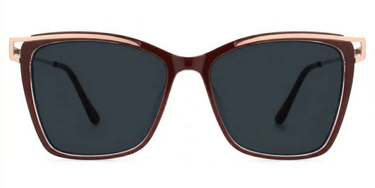 Krystle Red Square Sunglasses