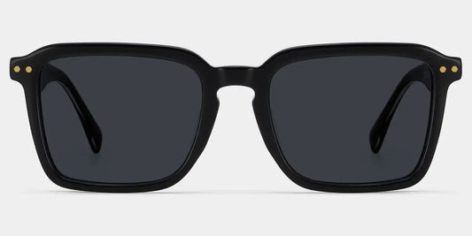 Vickerie Black Rectangle Sunglasses