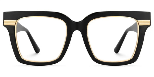 Taylor Black Square Glasses