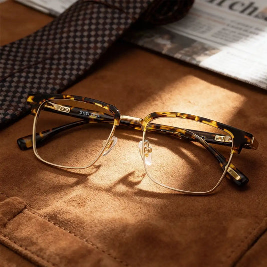 Audrey Tortoise Browline Glasses