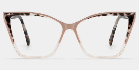 Adalis Beige Cat eye Glasses