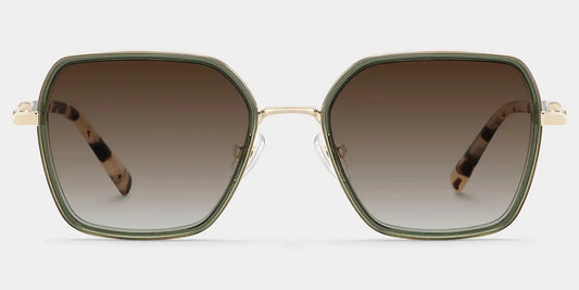 Sophie Green Geometric Sunglasses